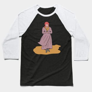 Painting Girl With iPhone - The Expected One Baseball T-Shirt